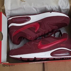 Size 10.5m Nike Airmax Command  Maroon and Red Air Max Sneakers